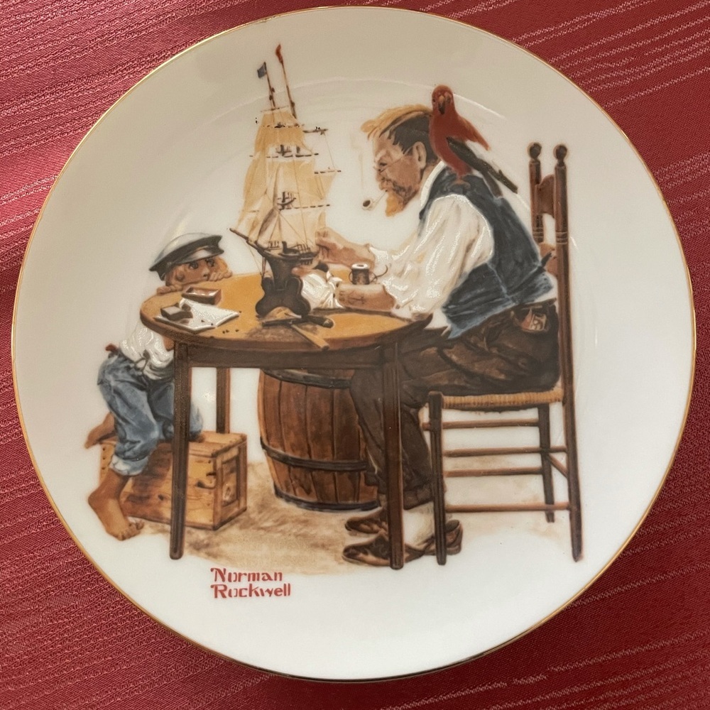 Norman Rockwell limited edition collectors plate